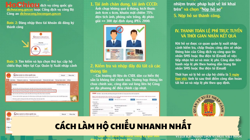 cách làm hộ chiếu nhanh nhất