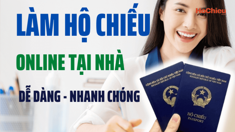 cách làm hộ chiếu online tại nhà