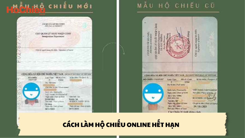 cách làm hộ chiếu online hết hạn